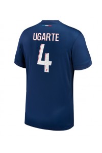 Paris Saint-Germain Manuel Ugarte #4 Jalkapallovaatteet Kotipaita 2024-25 Lyhythihainen